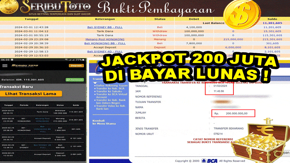 BUKTI 200 JUTA